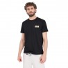 Ea7 T-Shirt Logo Oro Nero Uomo