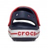 Crocs Cruiser Doppia Fascia Blu Rosso - Sandali Mare Bambino