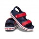 Crocs Doppia Fascia Blu Rosso - Sandali Mare Bambino