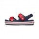 Crocs Doppia Fascia Blu Rosso - Sandali Mare Bambino