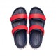 Crocs Doppia Fascia Blu Rosso - Sandali Mare Bambino