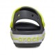 Crocs Doppia Fascia Grigio Giallo - Sandali Mare Bambino