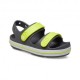 Crocs Doppia Fascia Grigio Giallo - Sandali Mare Bambino