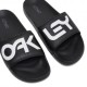 Oakley Fascia Logo Bianco Nero - Ciabatte Mare Uomo