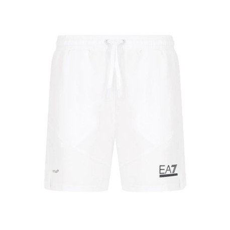 Ea7 Pantaloncini Tennis Pro Pl Bianco Uomo