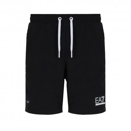 Ea7 Pantaloncini Tennis Pro Pl Nero Uomo