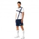 Ea7 Polo Tennis Graphic Pl Blu Bianco Uomo