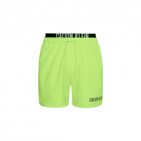 Calvin Klein Costume Boxer Medio Elastico Lime Uomo