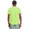 New Balance Maglia Running Q Speed Jacquard Giallo Uomo