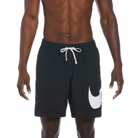 Nike Pantaloncini Mare Big Logo Nero Uomo