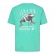 Oakley T-Shirt Medusa Verde Uomo