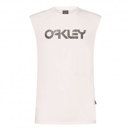 Oakley T-Shirt Smanicata Bianco Uomo