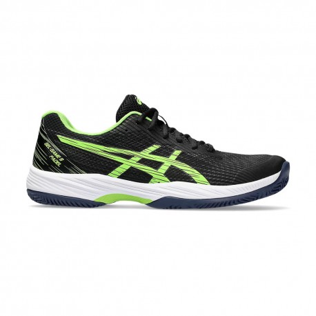 Asics Padel Gel-Game 9 Nero Verde - Scarpe Da Padel Uomo