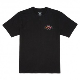 Billabong T-Shirt Logo Centrale Cuore Nero Uomo