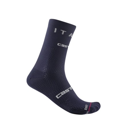 Castelli Calze Ciclismo Ita 15Cm Blu Uomo