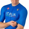 Castelli Maglia Ciclismo Italia Paris Comp Blu Uomo