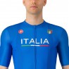 Castelli Maglia Ciclismo Italia Paris Comp Blu Uomo