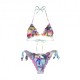 Effek Bikini Triangolo Sbambolato Multicolore Donna