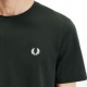 Fred Perry T-Shirt Logo Verde Scuro Uomo