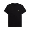 Fred Perry T-Shirt Logo Nero Uomo