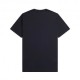 Fred Perry T-Shirt Logo Blu Uomo