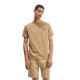 Fred Perry T-Shirt Logo Beige Uomo