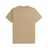 Fred Perry T-Shirt Logo Centrale Beige Uomo