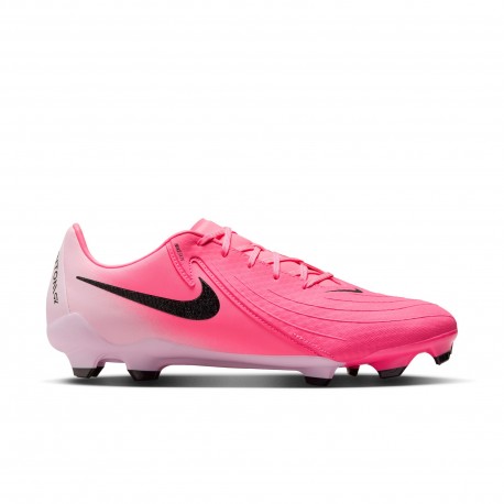 Nike Phantom Gx II Academy Fg Fucsia Nero - Scarpe Da Calcio Uomo