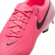 Nike Phantom Gx II Academy Fg Fucsia Nero - Scarpe Da Calcio Uomo