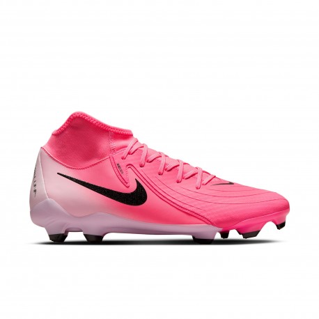 Nike Phantom Luna II Academy Fg Mg Fucsia Nero - Scarpe Da Calcio Uomo