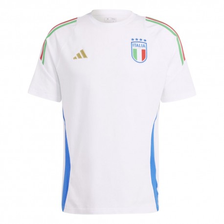 ADIDAS Maglia Calcio Italia Bianco Azzurro Uomo