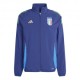 ADIDAS Giacca Da Calcio Full Zip Italia Pre Blu Azzurro Uomo