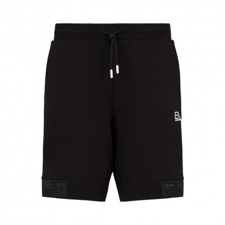 Ea7 Pantaloncini Bicolor Nero Uomo