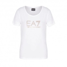 Ea7 T-Shirt Bianco Donna