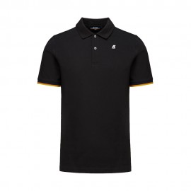 K-Way Polo Vincent Nero Uomo