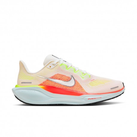 Nike Pegasus 41 Arancio Giallo Bianco - Scarpe Running Donna