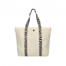 Hat You Borsa Mare Fantasia Safari Bianco Donna