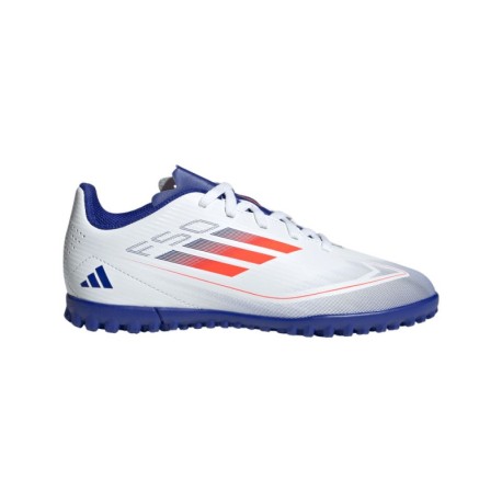 ADIDAS F50 Club Tf Bianco Arancio - Scarpe Da Calcio Bambino