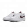 Nike Court Vision Low Nn Bianco Bordeaux - Sneakers Uomo