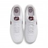 Nike Court Vision Low Nn Bianco Bordeaux - Sneakers Uomo