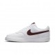 Nike Court Vision Low Nn Bianco Bordeaux - Sneakers Uomo