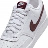 Nike Court Vision Low Nn Bianco Bordeaux - Sneakers Uomo