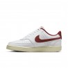 Nike Court Vision Low Nn Bianco Rosso - Sneakers Donna