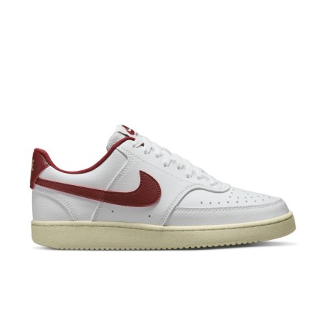 Nike Court Vision Low Nn Bianco Rosso - Sneakers Donna