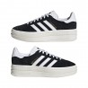 ADIDAS Originals Gazelle Bold Bianco Nero - Sneakers Donna