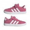 Adidas Vl Court 3.0 Ps Rosa Bianco - Sneakers Bambina