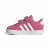 Adidas Vl Court 3.0 Td Rosa Bianco - Sneakers Bambina