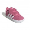 Adidas Vl Court 3.0 Td Rosa Bianco - Sneakers Bambina