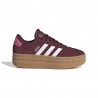 Adidas Vl Court Bold Gs Bordeaux Bianco - Sneakers Bambina