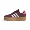 Adidas Vl Court Bold Gs Bordeaux Bianco - Sneakers Bambina